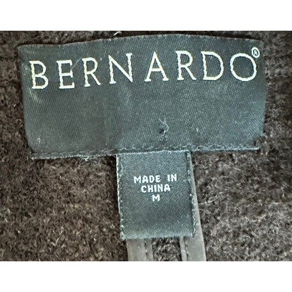 Bernardo Wool  Collared Jacket Women’s Medium Button Blazer Unlined Pockets Coat - Picture 4 of 6